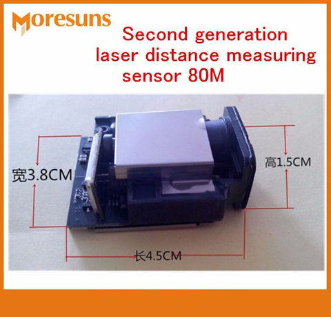 Capteur de mesure de Distance laser de deuxième génération, 80M +-1mm, fréquence maximale 20HZ, livraison rapide et gratuite ► Photo 1/1