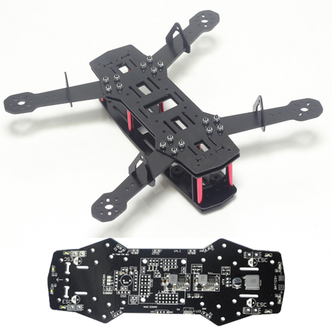 ZMR250 Quad cadre pur carbone Drone Mini 250 FPV aéronef sans pilote (UAV) cellule en Fiber de verre quadrirotor kit panneau de Distribution d'énergie pdb pour QAV250 ► Photo 1/6
