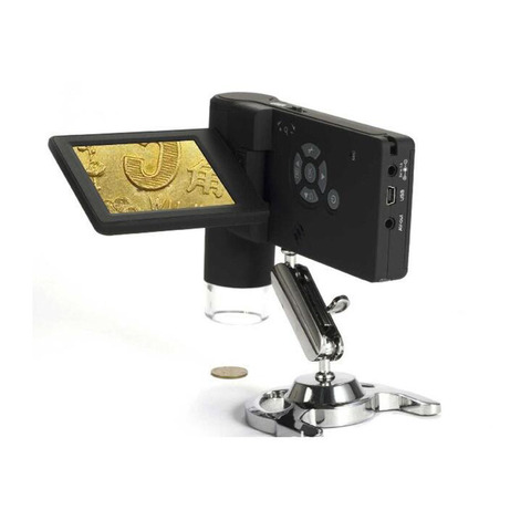 Microscope numérique Mobile avec écran LCD de 3 pouces, 500X, avec lampe à 8 LED, caméra de 5 MP, pliable, USB, Portable, haute qualité ► Photo 1/6