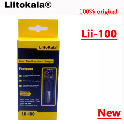 Liitokala – produits rechargeables Lii-100 1.2 V / 3 V / 3.7 V/4.25V, toutes formes et tailles, le livre! Unique dans le monde, lii100 ► Photo 1/5