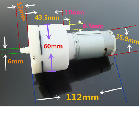 Pompe à air sous vide DC12V 15L 555 | Pompe à extraction, pompe à oxygène, pompe à vide, utilisé pour réservoir de poissons ► Photo 1/5