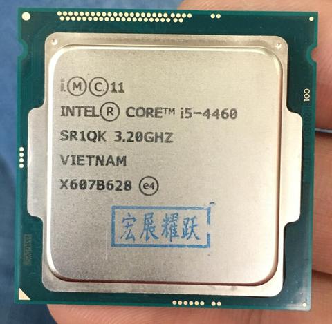 Ordinateur pc Intel Core Processeur I5 4460 I5-4460 LGA1150 22 nanomètres Dual-Core 100% fonctionne correctement processeur d'ordinateur de bureau ► Photo 1/2