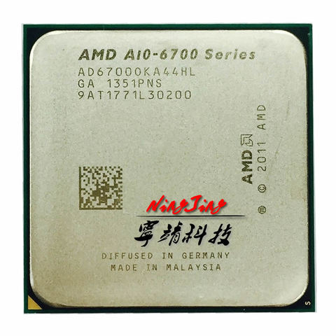 AMD-APU A10 6700, processeur QUAD CORE 6700 GHz, 3.7 k AD6700OKA44HL, prise FM2 ► Photo 1/1