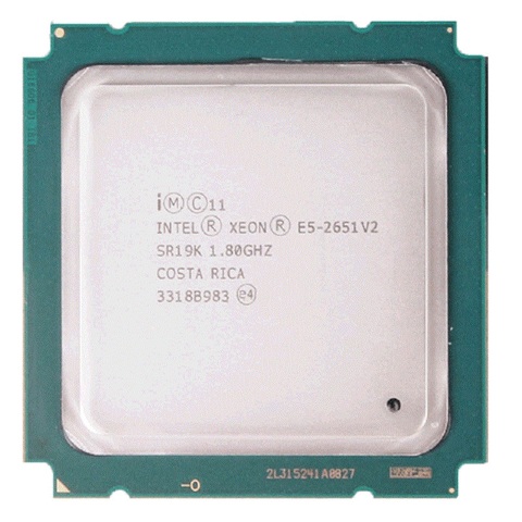 Processeur Intel Xeon E5 2651 V2 1.8GHz 30M Cache LGA 2011 SR19K serveur CPU ► Photo 1/1