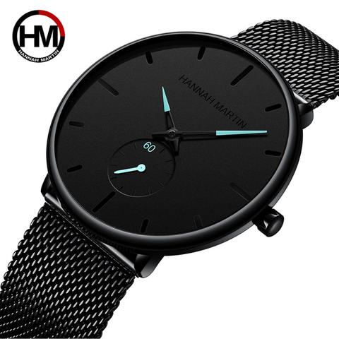 Livraison directe mode Simple conception étanche en acier inoxydable maille petit cadran hommes montres haut de gamme Quartz de luxe relogio masculino ► Photo 1/6