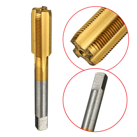 Mayitr – ensemble de tarauds à filetage rond et filetage rond, outil de coupe à filetage droit, UNEF HSS, 1/2 