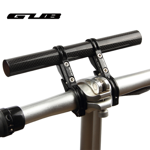 Rallongent Vélo Vélo Guidon Extender Fiber De Carbone Mont Lampe Support VTT lampe de Poche Titulaire pour 22.2mm à 31.8mm guidon ► Photo 1/1