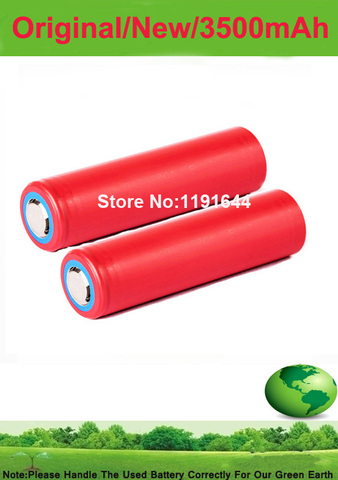 4 pcs/lot 3.6 v NCR18650GA 3500 mah haute vidange 10A courant de décharge batterie Pour SANYO ► Photo 1/3