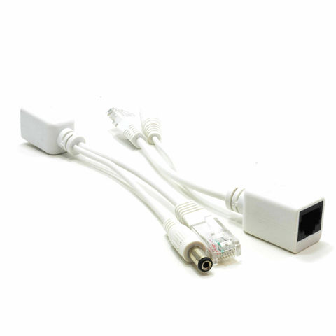 Câble d'alimentation Ethernet pour caméra IP POE, DC 12V, adaptateur Ethernet, séparateur d'injecteur ► Photo 1/5