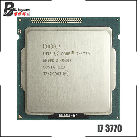 Processeur Intel Core 3770 i7 3.4 GHz, Quad Core, 8M 77W LGA 1155 ► Photo 1/1