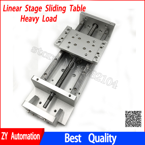 Table coulissante axe X Y Z à forte charge SFU1605 vis à billes actionneur de mouvement linéaire de scène CNC bricolage fraisage perçage ► Photo 1/5