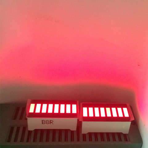 Lot de 5 graphiques à barres rouges LED, 8 segments, Cube panneaux de LED, 5 pièces ► Photo 1/6