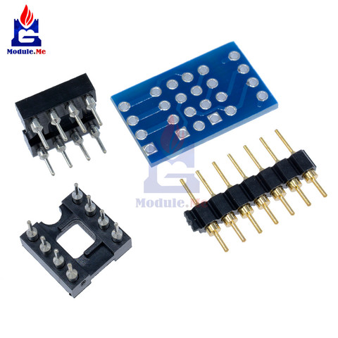 Diymore DIP8 à DIP8 convertisseur adaptateur Mono Module avec prise de broche pour amplificateur IC NE5532 OPA2132 OPA627 TL072 P07 ► Photo 1/6