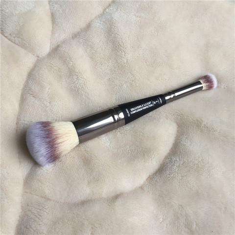 Brosse de maquillage et de beauté à Double extrémité, accessoire de beauté, 7 bases, correcteur, ombre à paupières, correcteur de contours ► Photo 1/6