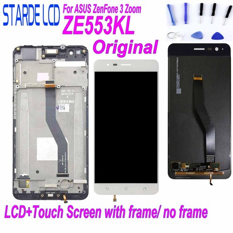 Ensemble écran tactile LCD, avec cadre et outils gratuits, pour Asus ZenFone 3 Zoom ZE553KL ZE553 Z01HDA ► Photo 1/5