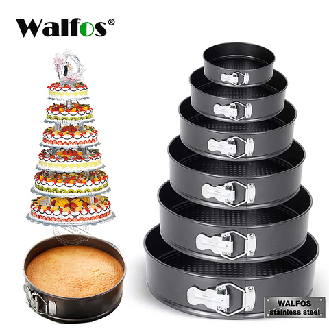 WALFOS casseroles cuisine gâteau outil gâteau moule métal rond plat de cuisson ustensiles de cuisson antiadhésif moule accessoires de cuisine ► Photo 1/1