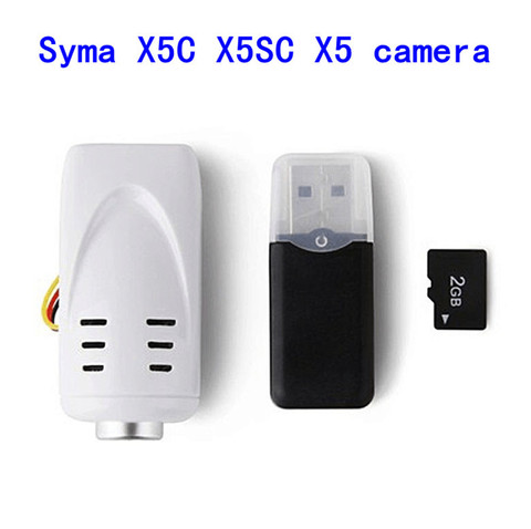Accessoires caméra HD 2.0MP avec carte mémoire 2G pour Drone hélicoptère RC SYMA X5 / X5C X5SC ► Photo 1/4