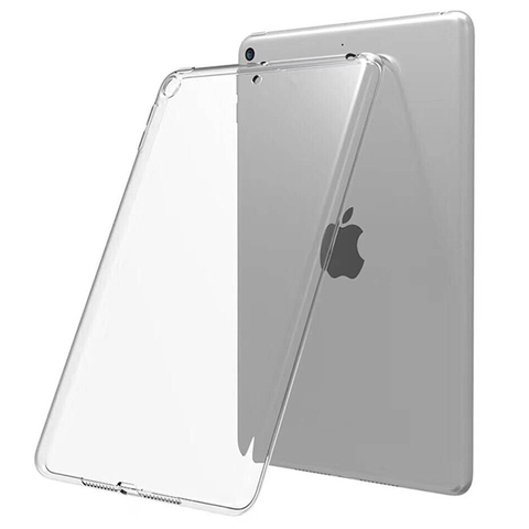 Coque arrière transparente en Silicone TPU, étui antichoc pour iPad 10.2 2022 2017 MiNi 2 3 4 5 2022 Pro 10.5 Air 1 2 ► Photo 1/6
