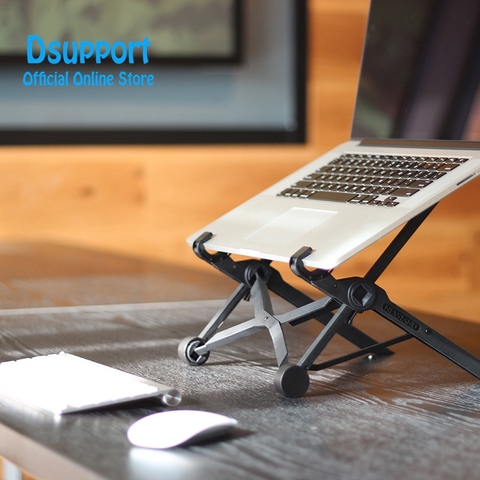 NEXSTAND K2 support d'ordinateur portable pliant portable réglable ordinateur portable lapdesk bureau lapdesk ergonomique support pour ordinateur portable ► Photo 1/6