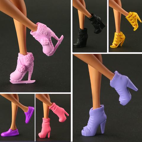 2022 nouveau multi-styles Original chaussures à talons hauts pour Barbie poupées à la mode poupée accessoires livraison gratuite ► Photo 1/6