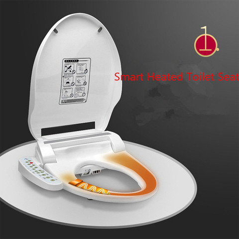 Siège de toilette chauffé Intelligent Type chaud instantané WC Sitz couvercle de toilette automatique Intelligent couverture de Bidet électrique sans réservoir d'eau ► Photo 1/1