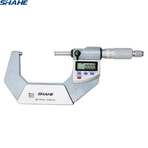 SHAHE – micromètre externe numérique étanche IP65, 0.001mm, 50-75mm, outil de mesure électronique ► Photo 1/5