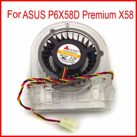 Ventilateur de refroidissement de carte mère pour ASUS P6X58D Premium X58, DC12V 0.15A 3 broches, 1366 broches, livraison gratuite ► Photo 1/6