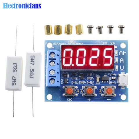 ZB2L3 testeur de capacité de batterie de puissance LED numérique Li-ion Lithium 18650 charge externe analyseur de décharge de batterie Micro USB ► Photo 1/6