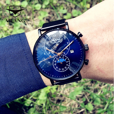 AILANG marque hommes montre mécanique qualité automatique minimaliste étanche en acier inoxydable Diesel montre plongeur Style S ► Photo 1/6