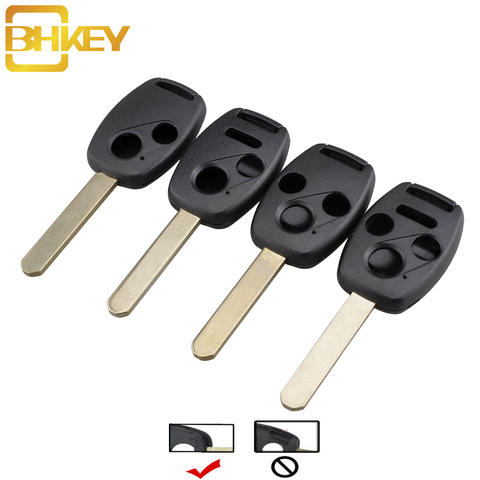 BHKEY – coque de clé télécommande, 2/3/4 boutons, pour Honda cr-v Civic sight Ridgeline 2003 – 2013 ► Photo 1/5