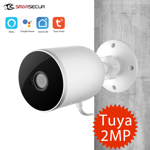 Tuya – caméra de surveillance extérieure IP WiFi hd 1080P, dispositif de sécurité domestique sans fil, avec Vision nocturne et Audio bidirectionnel ► Photo 1/6