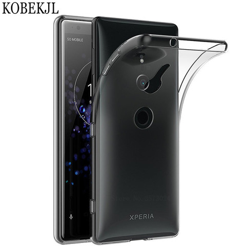 Pour Sony Xperia XZ2 étui Sony XZ2 XZ 2 étui 5.7 souple Silicone couverture arrière étui de téléphone pour Sony Xperia XZ2 H8216 H8266 H8296 étui ► Photo 1/6