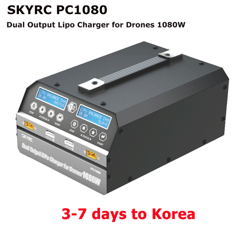 Chargeur de batterie SKYRC PC1080 Lipo 1080W 20A 540W * 2 chargeur de batterie au Lithium double canal pour Drone agricole aéronef sans pilote (UAV) ► Photo 1/6