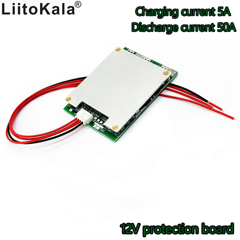 Circuit imprimé batterie lithium 18650 12V, système de gestion de circuit, bms 50a, courant élevé 12.6V, carte de protection 3S lithium ion b ► Photo 1/5