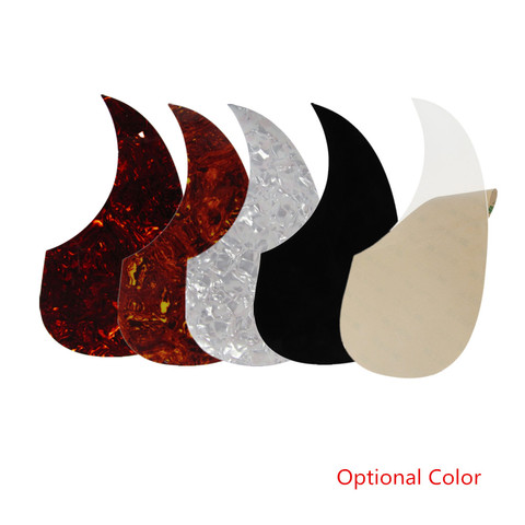 1 pcs Universel Guitare Acoustique Folk Pickguard Auto-adhésif Pick Garde Autocollant pour Pièces de Guitare Acoustique Couleur Optionnelle ► Photo 1/6