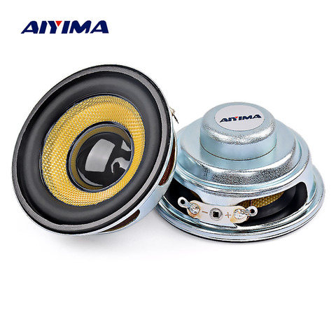 AIYIMA – Mini haut-parleurs Audio portables, 52mm, 5W, étanche, fibre de verre, gamme complète, Bluetooth, bricolage pour Home cinéma, 2 pièces ► Photo 1/6