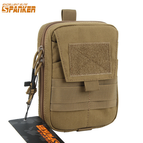 ELITE SPANKER-sacs tactique vert de l'armée Molle, multifonction, Double sac banane à fermeture éclair, outil de chasse, petite pochette ► Photo 1/6