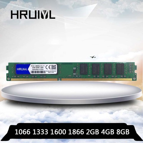 RAM DDR3 pour PC de bureau, 4/8/2 go, 1066/1333/1600/1866/1066mhz, vente en gros ► Photo 1/1
