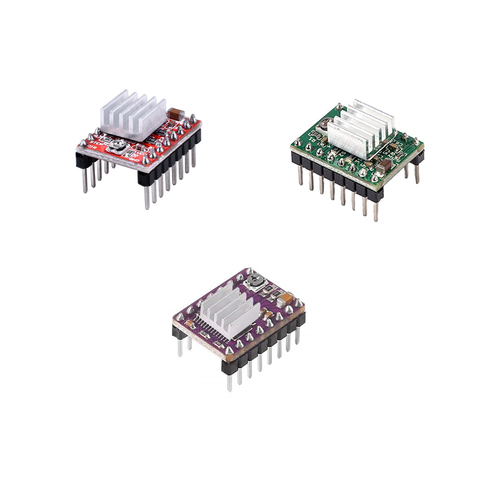 Pièces d'imprimante 3D, moteur pas à pas A4988 DRV8825, pilote avec dissipateur de chaleur, rampes de Reprap 1.4 1.5 1.6 MKS GEN V1.4 ► Photo 1/6