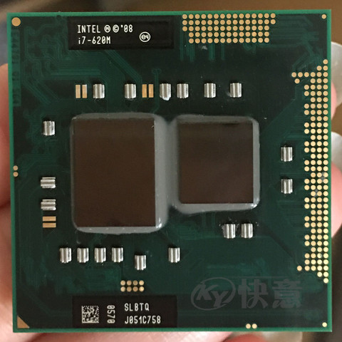Processeur Intel Core i7 620M, 2.66GHz, 4M, prise G1, pour ordinateur portable, CPU i7-620m ► Photo 1/1