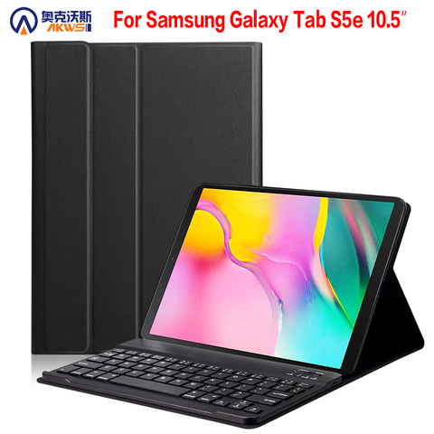 Boîtier de clavier sans fil pour Samsung Galaxy Tab S5E , SM T720 T725, pour Galaxy Tab 10.5 2022, housse amovible avec clavier et tablette ► Photo 1/1