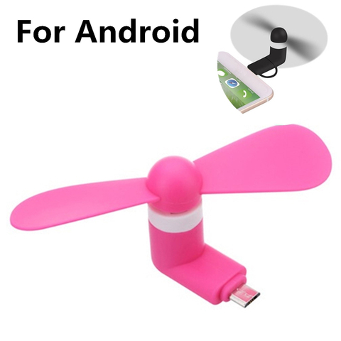 Mini ventilateur Micro USB Portable créatif pour téléphone Portable, testeur pour Gadget USB, 5v 1w pour Android ► Photo 1/6