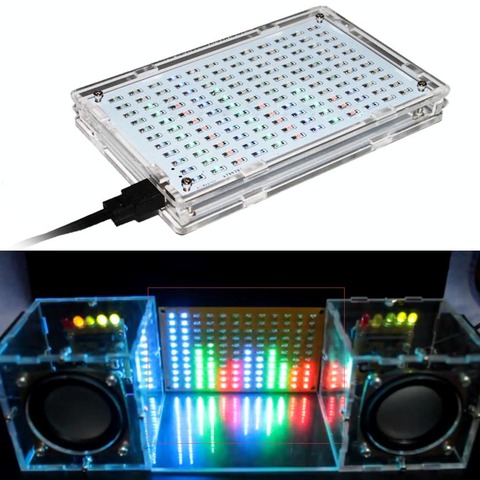 LED colorfule musique spectre affichage électronique bricolage formation soudage pièces d'assemblage ► Photo 1/6