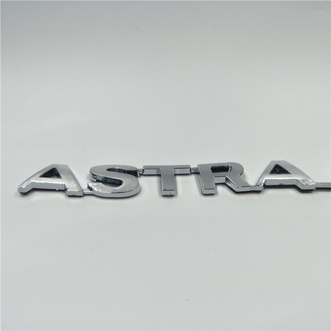 Autocollant arrière chromé de voiture, autocollant avec Logo emblème pour Opel Vauxhall Astra 1.6 ► Photo 1/5