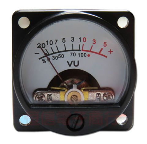 Panneau de compteur VU, 2 pièces, rétro-éclairage chaud, indicateur de niveau Audio pour amplificateur de haut-parleurs ► Photo 1/5