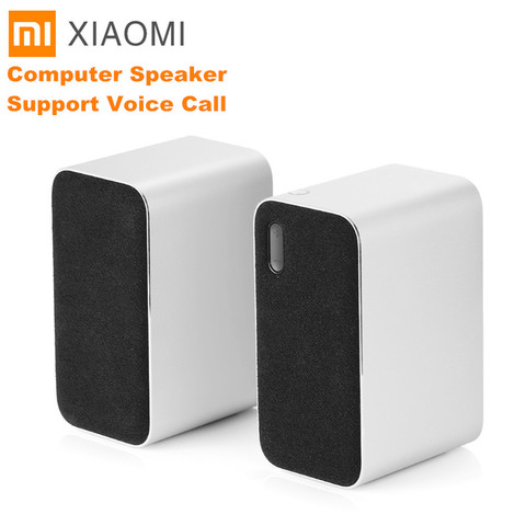 Haut-parleur d'ordinateur Bluetooth Xiaomi Original Portable Double basse stéréo haut-parleur sans fil Bluetooth Support appel vocal ► Photo 1/6