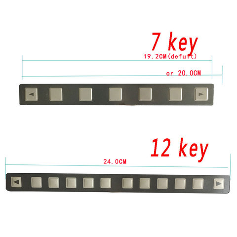 Boutons de clavier à Membrane HMI CNC A98L-0001-0519, 7 ou 12 touches, pour panneau opérateur de Machine Fanuc, livraison bon marché ► Photo 1/4