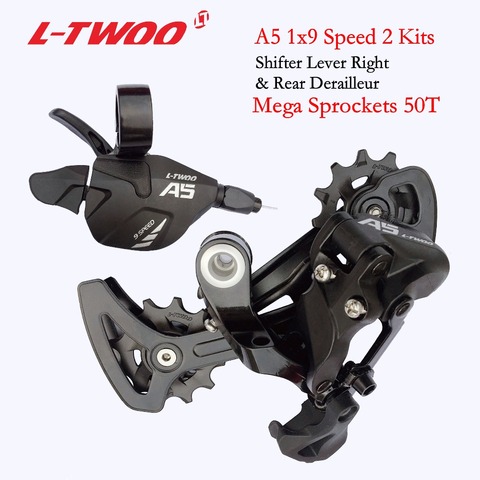 LTWOO-ensemble de vitesses pour vélo vtt, levier à manette de vitesse vitesses, A5 1x9, pièces de rechange, 46T 50T, X9X7 ► Photo 1/6