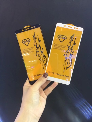 Bonaier – Film en verre trempé à colle complète, protecteur d'écran + cadeaux, pour Xiaomi Redmi Note 5 Pro, Version globale ► Photo 1/1