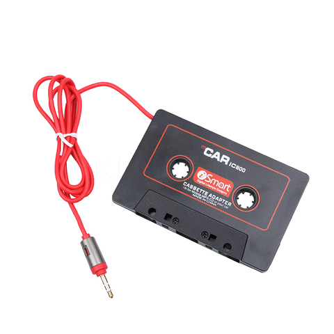 Universel voiture Cassette ruban adaptateur Cassette lecteur Mp3 convertisseur 3.5mm prise Jack pour iPod pour iPhone AUX câble lecteur CD ► Photo 1/4